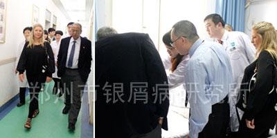 外国美、加医学专家团参观了解蓝氧自体免疫激活疗法临床治疗情况